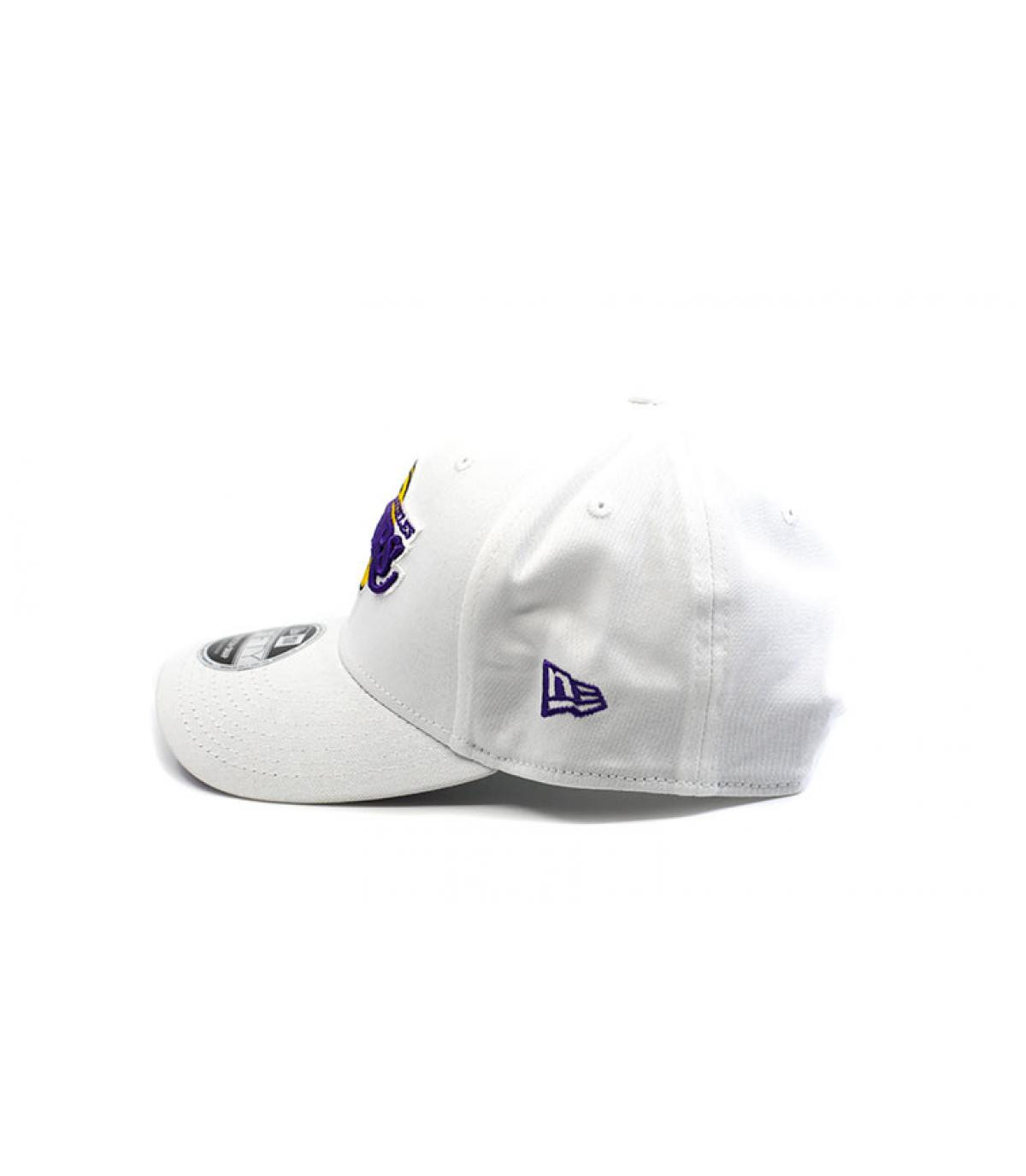 New Era white Lakers cap